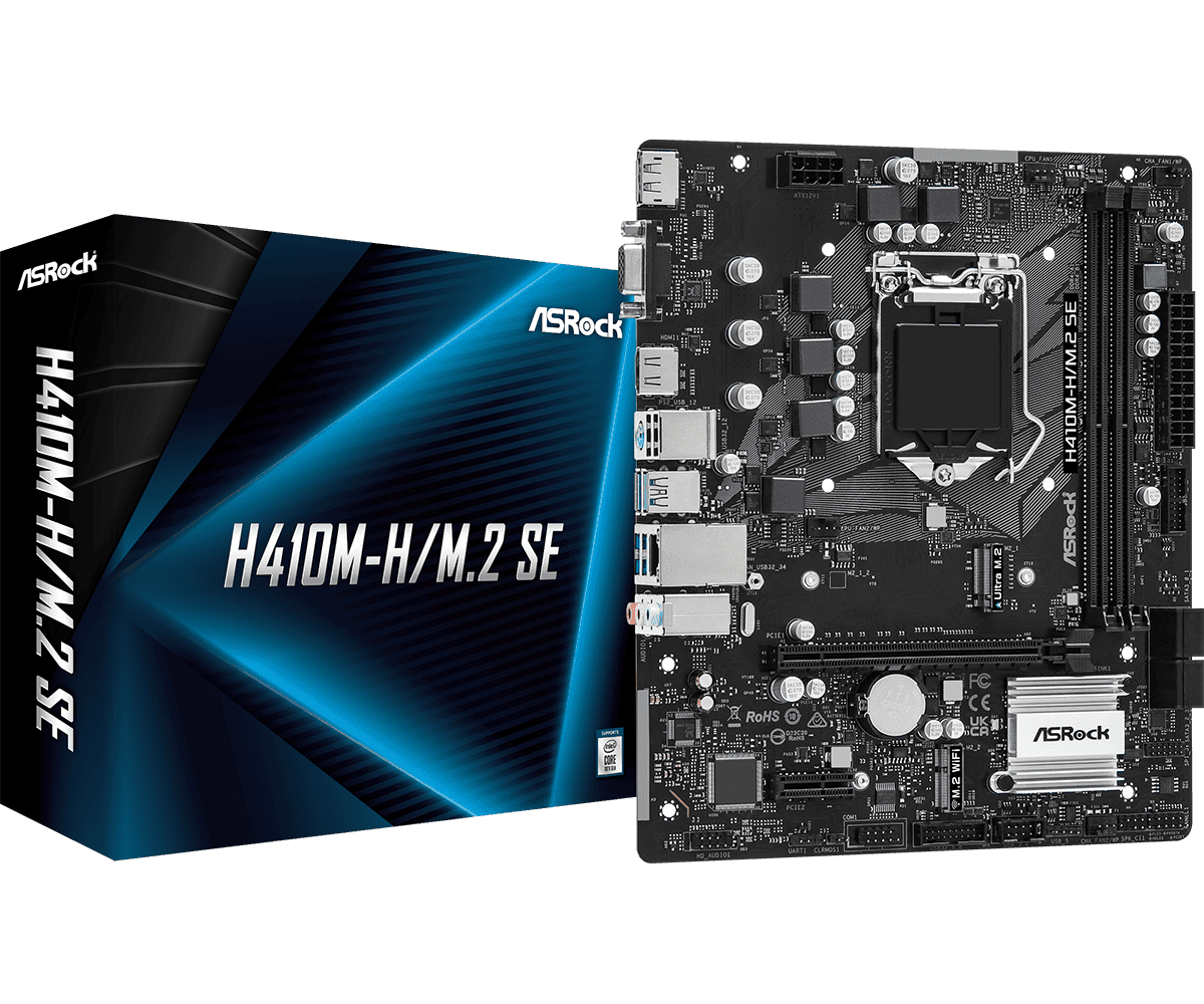 Материнская плата AsRock H410M-H/M.2 SE
