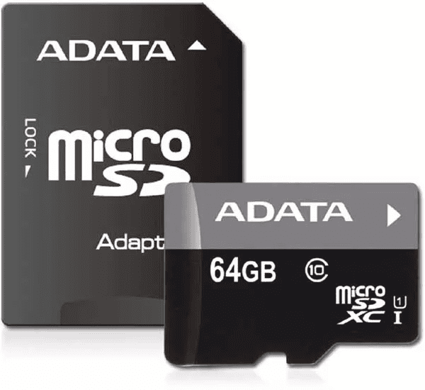 Карта памяти 64Gb A-Data AUSDX64GUICL10-RA1