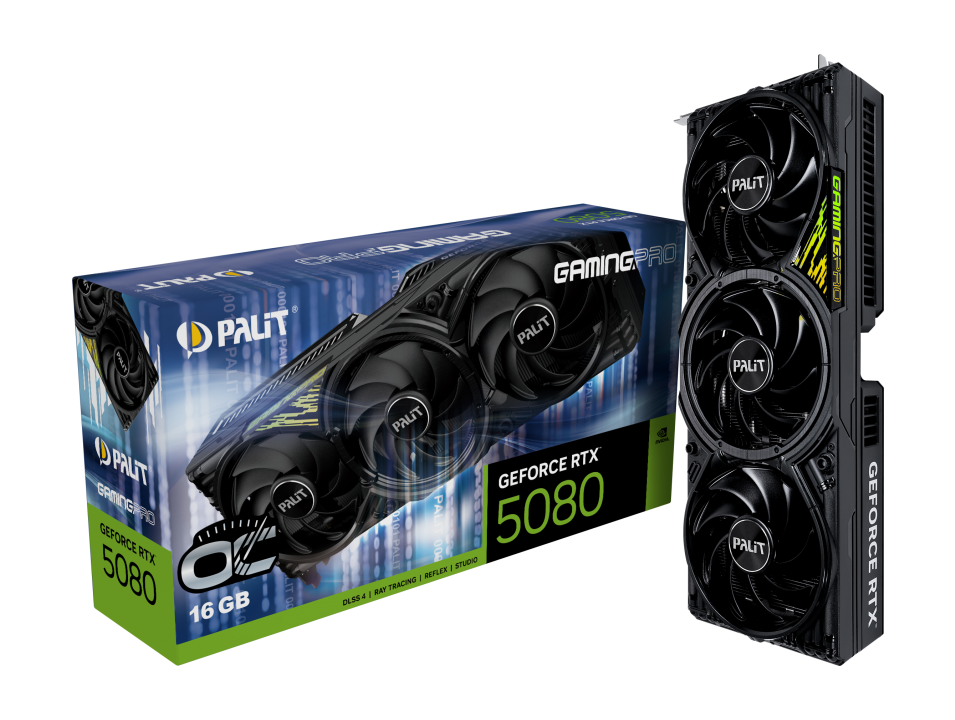 Видеокарта Palit RTX 5080 GamingPro OC (NE75080S19T2-GB2031A)