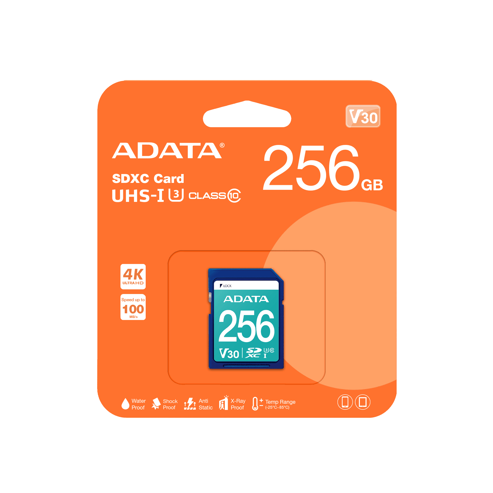 Карта памяти 256Gb A-DATA Premier Pro (ASDX256GUI3V30S-R)