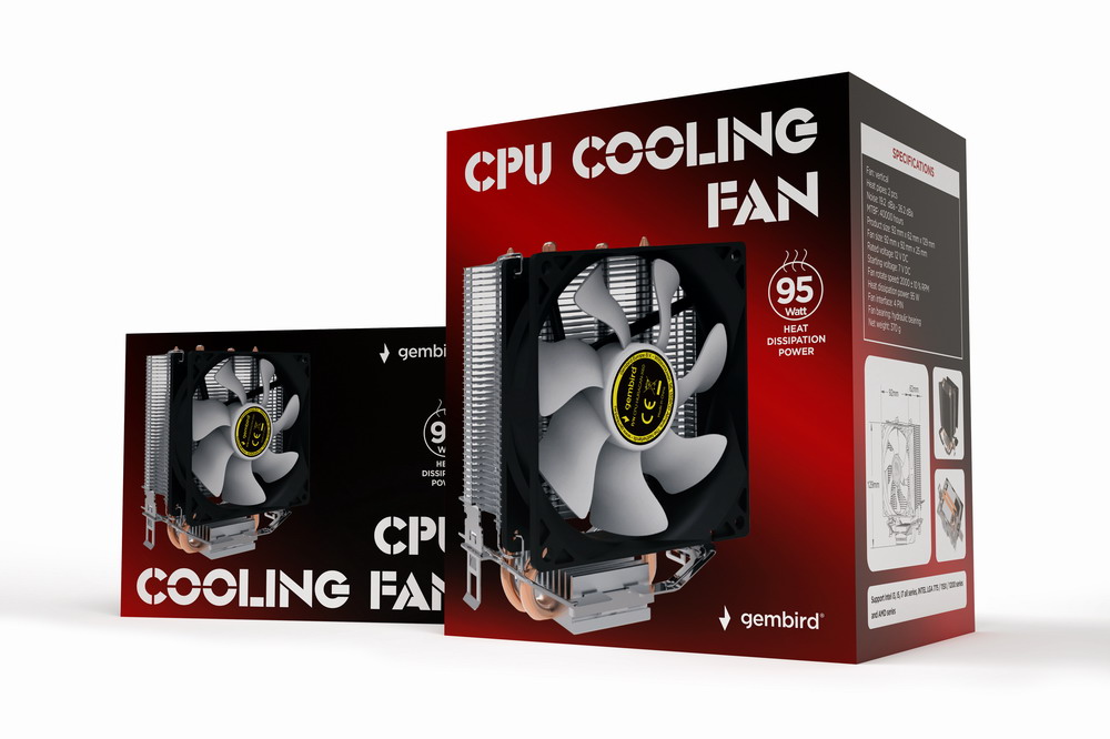 Вентилятор Gembird CPU-HURACAN-X60