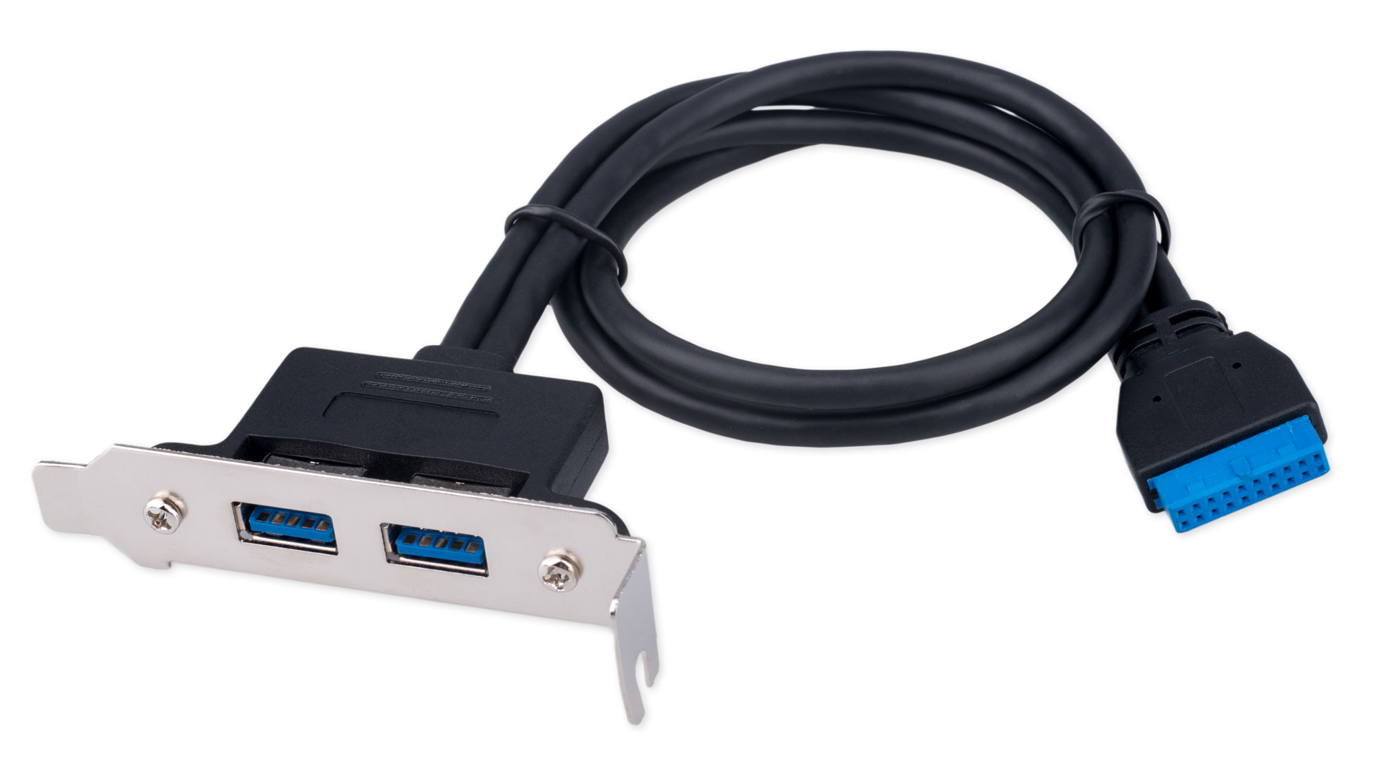 Планка Cablexpert CC-USB3-RECEPTACLE-LP