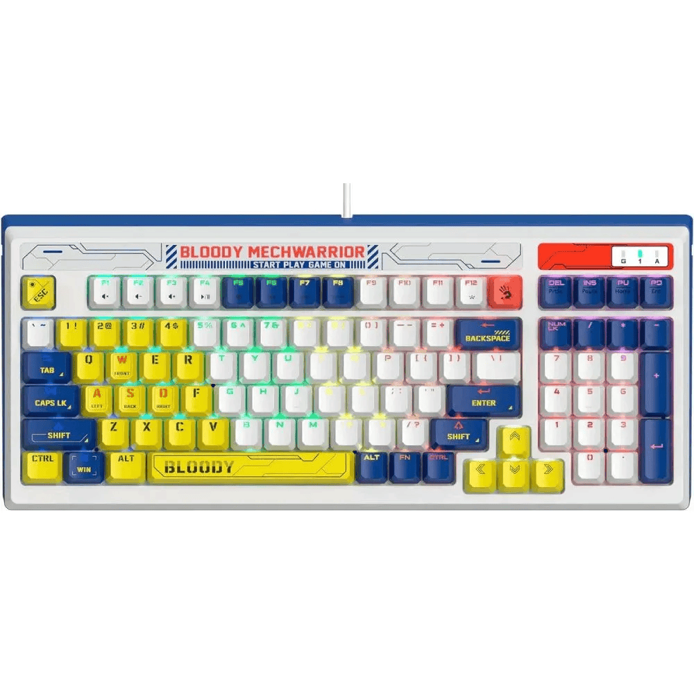 Клавиатура A4Tech Bloody B950 Warrior Blue ( Light Strike Libra Brown)