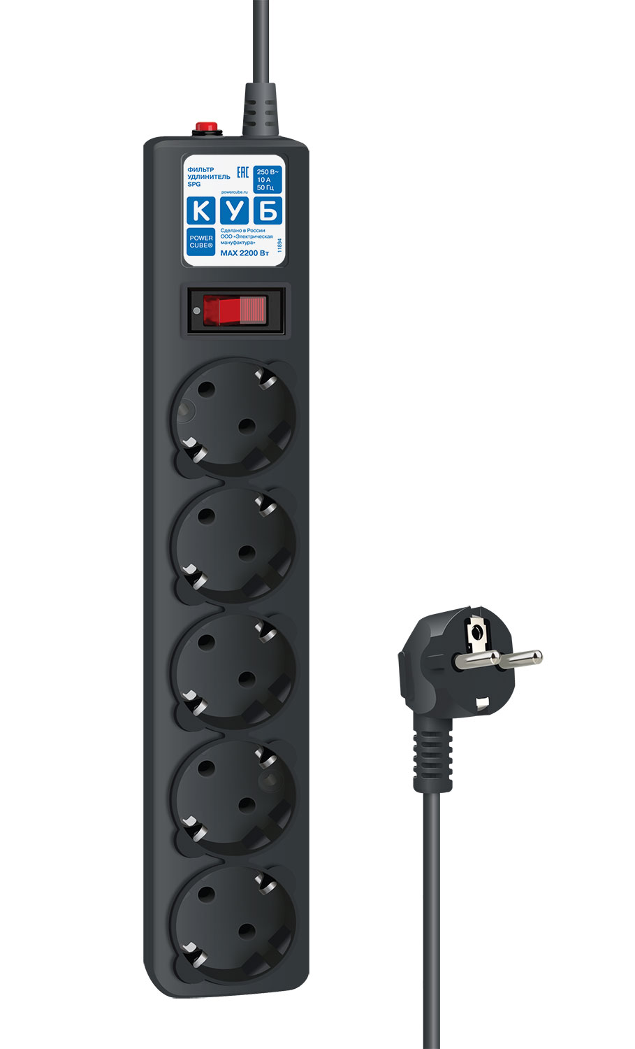 Сетевой фильтр Power Cube SPG5-С5