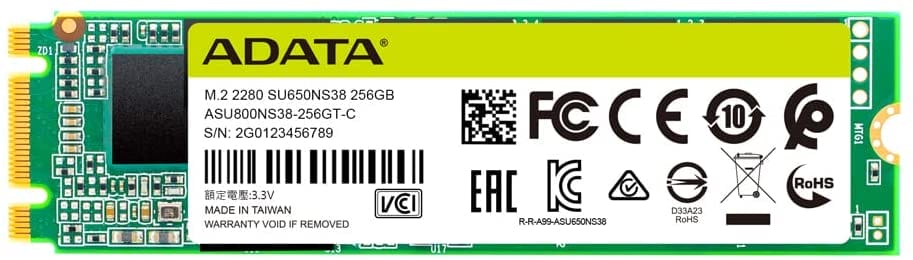 Жесткий диск SSD 256Gb A-Data (ASU650NS38-256GT-C)
