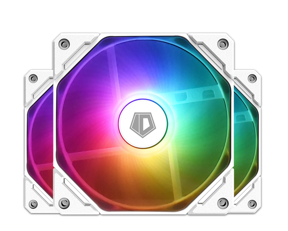 Набор вентиляторов ID-Cooling TF-12025-ARGB-TRIO-SNOW