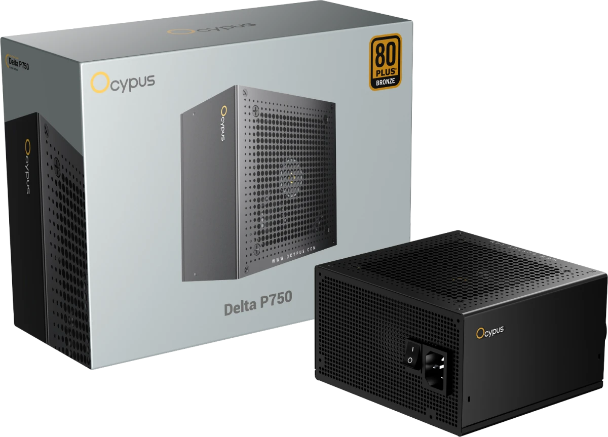 Блок питания 750W Ocypus Delta P750 (Delta-P750-B1FDBK024X-EU)