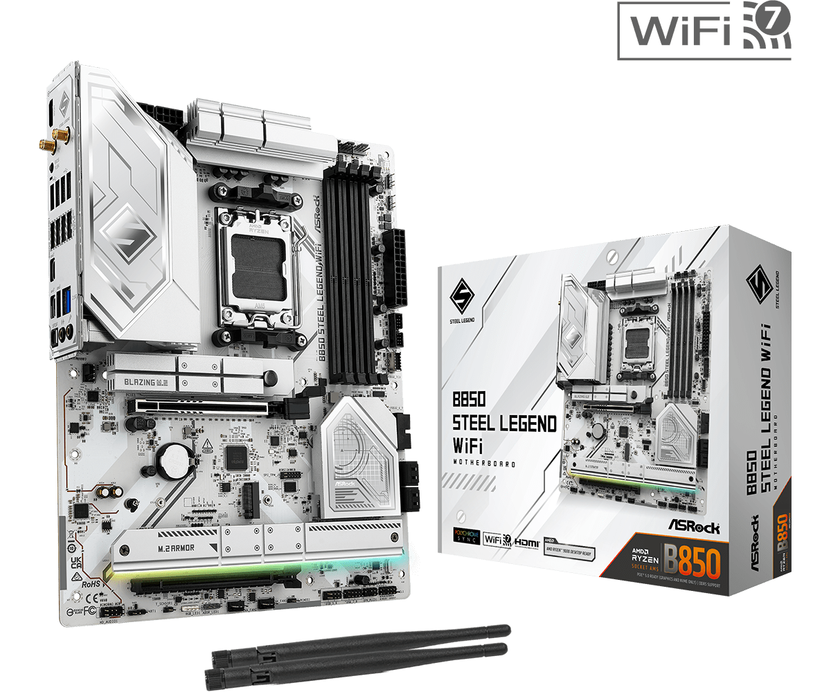 Материнская плата AsRock B850 Steel Legend WiFi