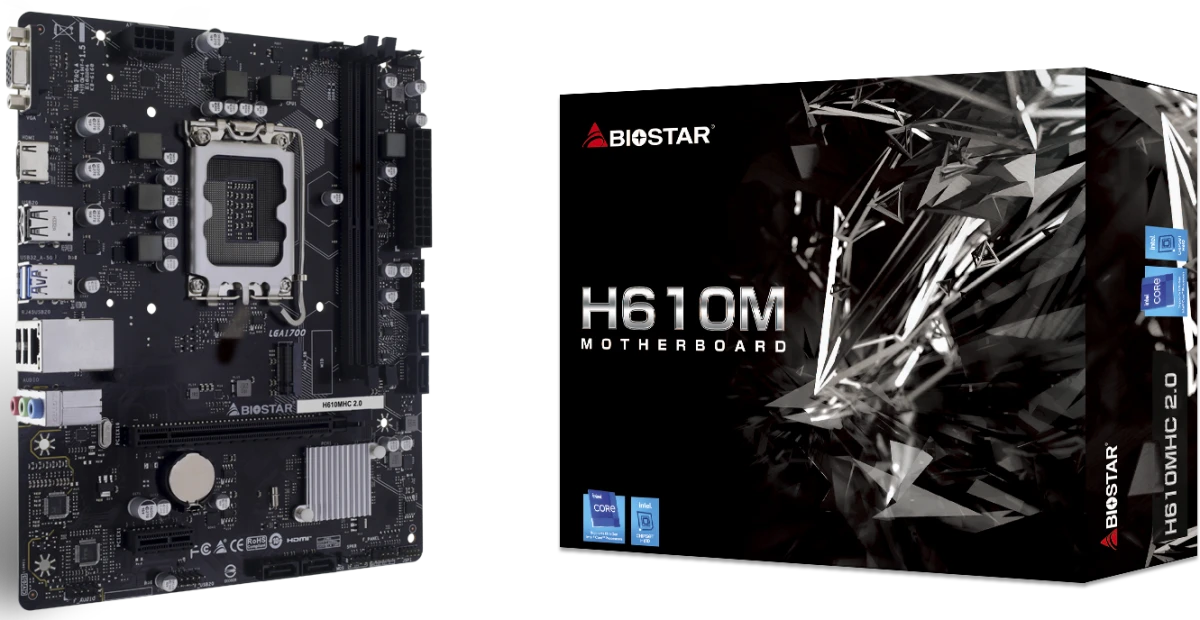 Материнская плата Biostar H610MHC 2.0