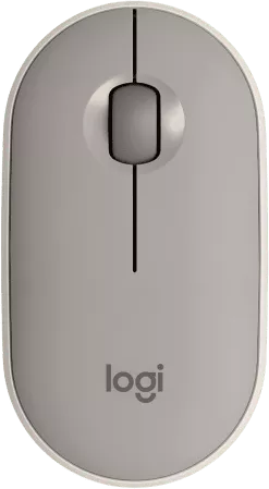Мышь Logitech M350 Pebble (песочный) (910-006653)