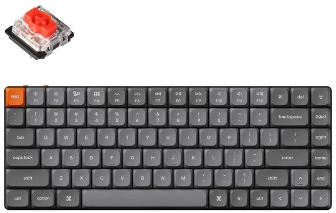 Клавиатура Keychron QMK K3 Max RGB (Gateron Low Profile Red) (K3M-H1-RU)
