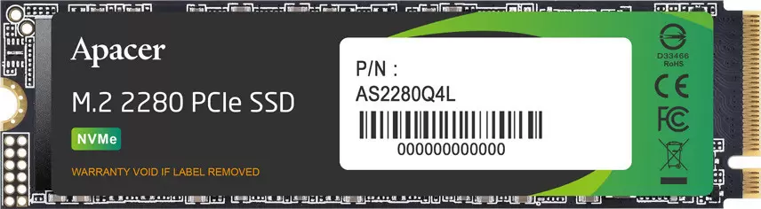 Жесткий диск SSD 2Tb Apacer AS2280Q4L (AP2TBAS2280Q4L-1)