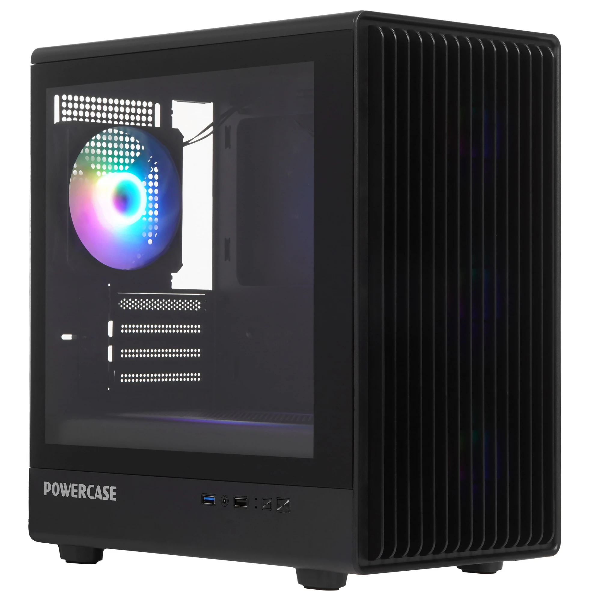 Корпус Powercase Mistral Micro C4B ARGB Black (CMMCB-A4)