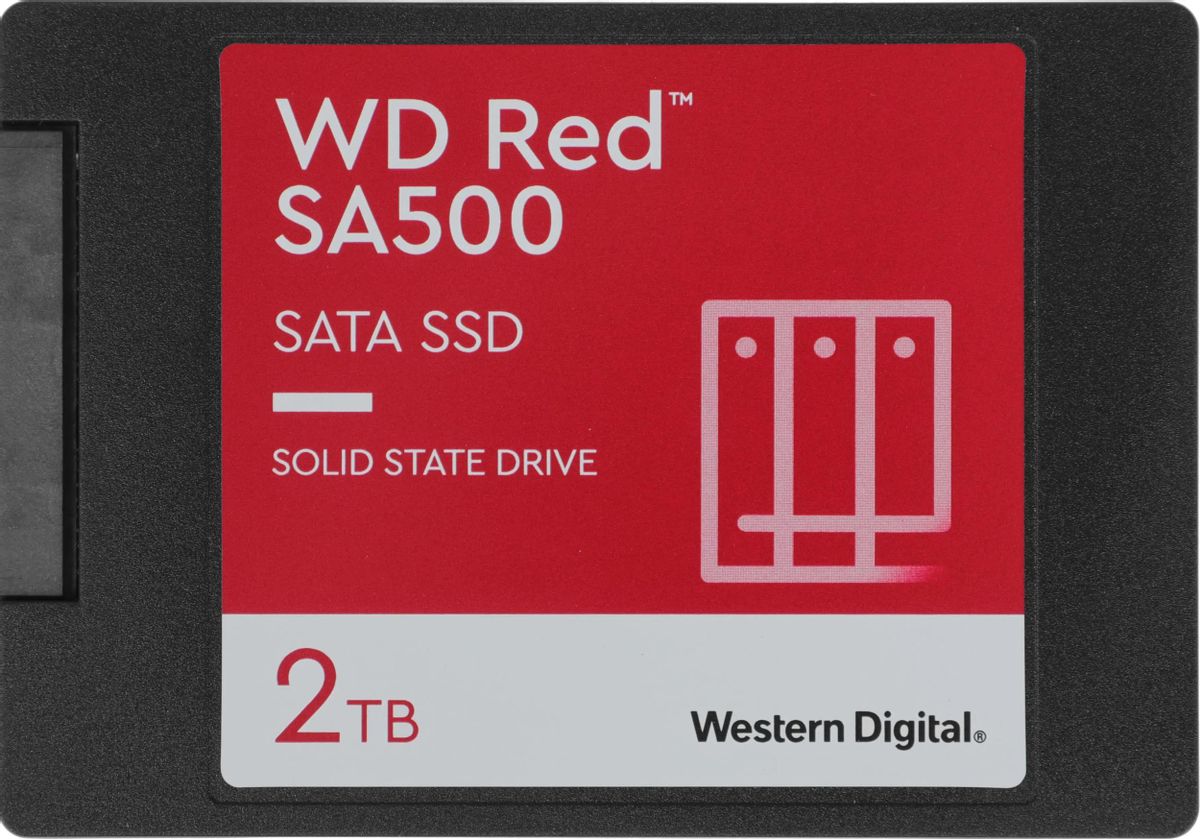 Жесткий диск SSD 2Tb Western Digital Red SA500 (WDS200T2R0A)