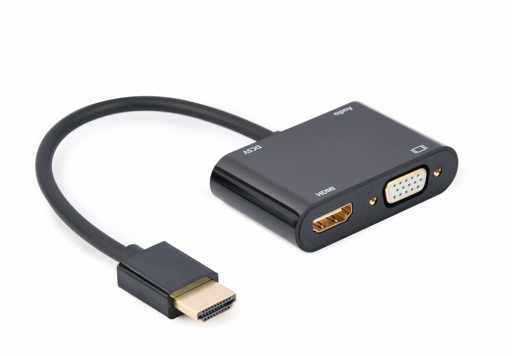 Переходник Cablexpert A-HDMIM-HDMIFVGAF-01