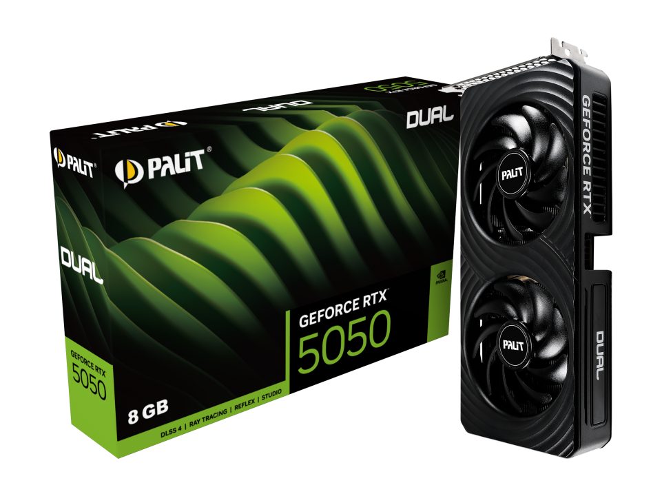 Видеокарта Palit RTX 5050 Dual (NE65050019P1-GB2070D)