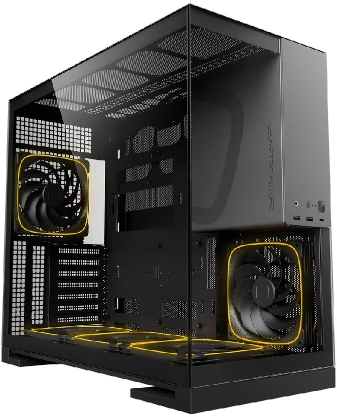 Корпус Geometric Future Model 5 5FAN (черный/серый) (1AM5WKBK02100)