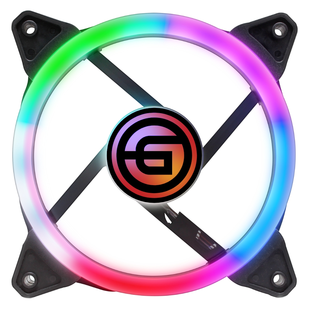 Набор вентиляторов Ginzzu 12RR4-4шт