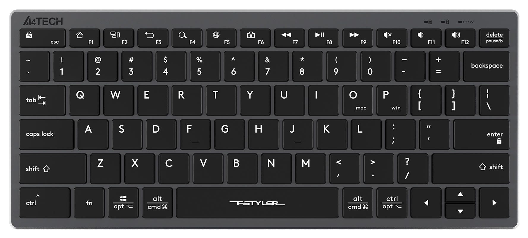 Клавиатура A4Tech Fstyler FX51 (серый)