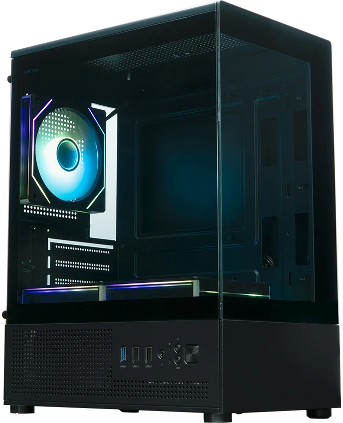 Корпус XASTRA Q300M 3ARGB-FM-C6 (черный) (Q300M-3FM12A-C6)