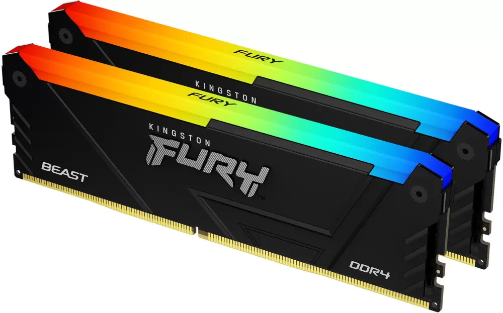 Модуль памяти 64Gb (2*32Gb) Kingston FURY Beast RGB (KF426C16BB2AK2/64)
