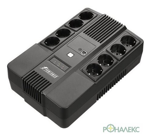 Источник бесперебойного питания Powerman Brick 650 Plus - фото