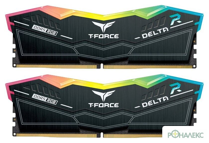 Оперативная память Team T-Force Delta RGB 2x16ГБ DDR5 6000 МГц FF3D532G6000HC28ADC01 - фото