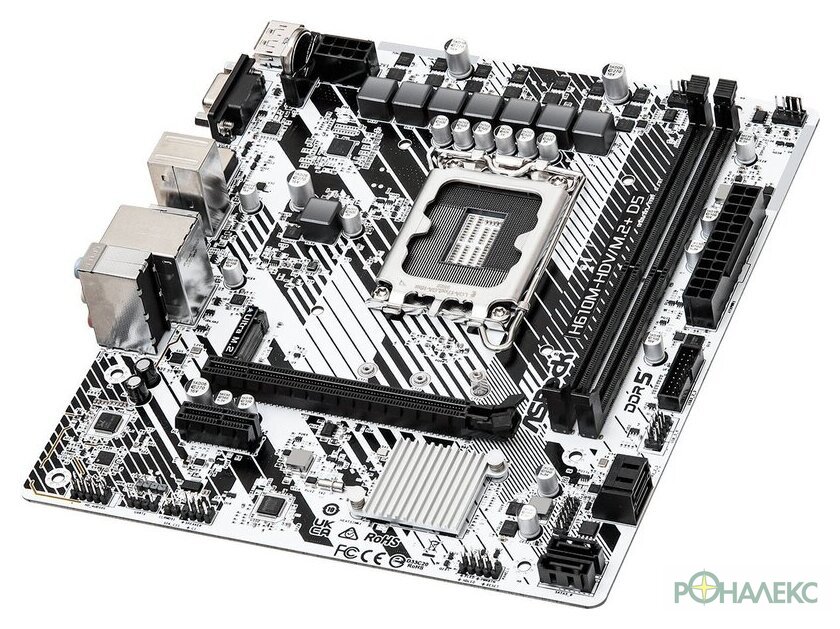 Материнская плата ASRock H610M-HDV/M.2+ D5 - фото3