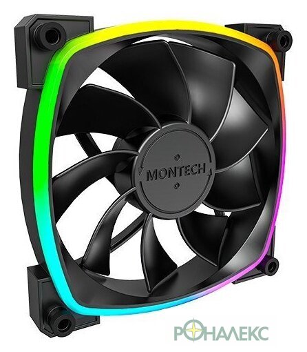 Вентилятор для корпуса Montech RX120 PWM (черный) - фото2