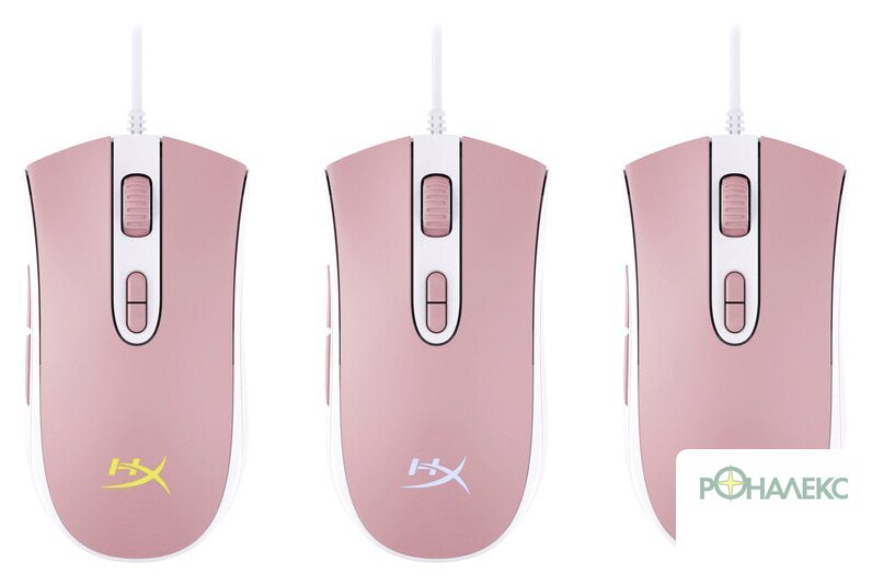 Игровая мышь HyperX Pulsefire Core (белый/розовый) - фото2