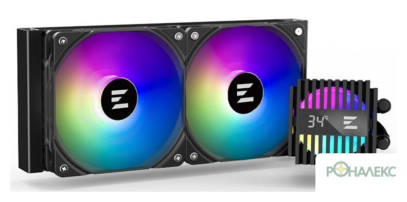 Система жидкостного охлаждения для процессора Zalman ALPHA2 A24 (черный) - фото2