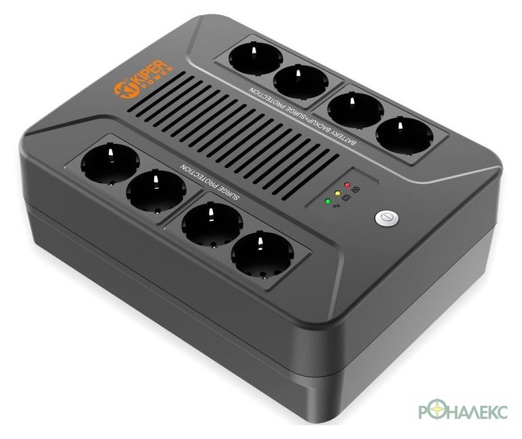 Источник бесперебойного питания Kiper Power Compact B1000 (1000VA/600W) - фото