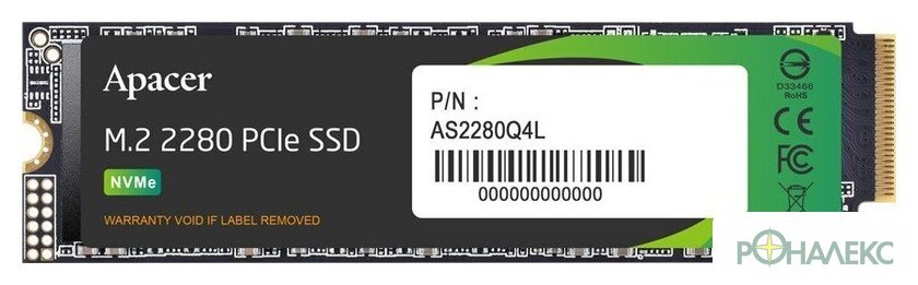 SSD Apacer AS2280Q4L 256GB AP256GAS2280Q4L - фото