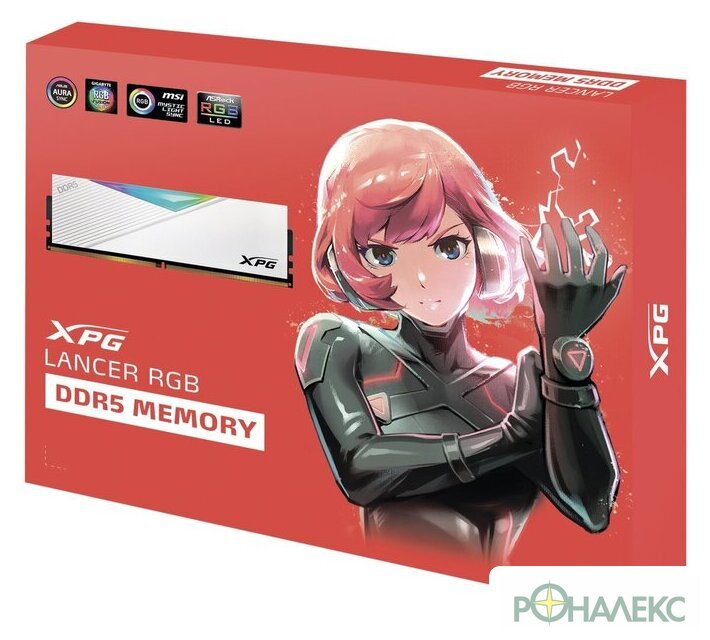 Оперативная память ADATA XPG Lancer RGB 2x48ГБ DDR5 6000МГц AX5U6000C3048G-DCLARWH - фото5