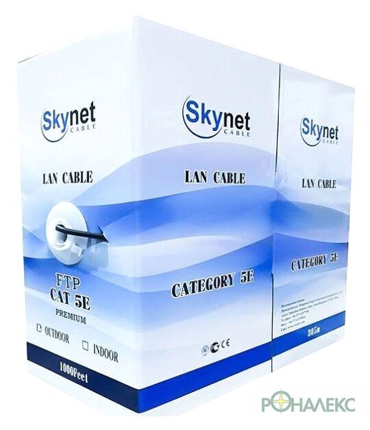 Кабель Skynet Cable CSL-UTP-4-CU (305 м, серый) - фото