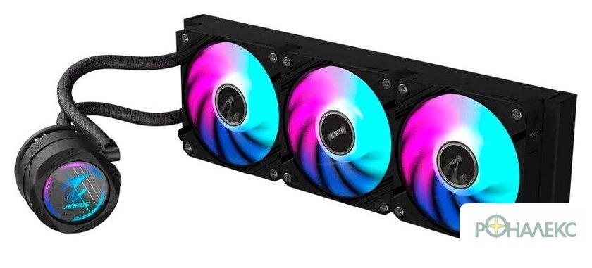 Система жидкостного охлаждения для процессора Gigabyte Aorus Waterforce II 360 - фото