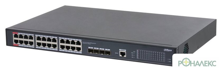 Управляемый коммутатор уровня 2+ Dahua DH-S5428-24GT4XF-360 - фото3
