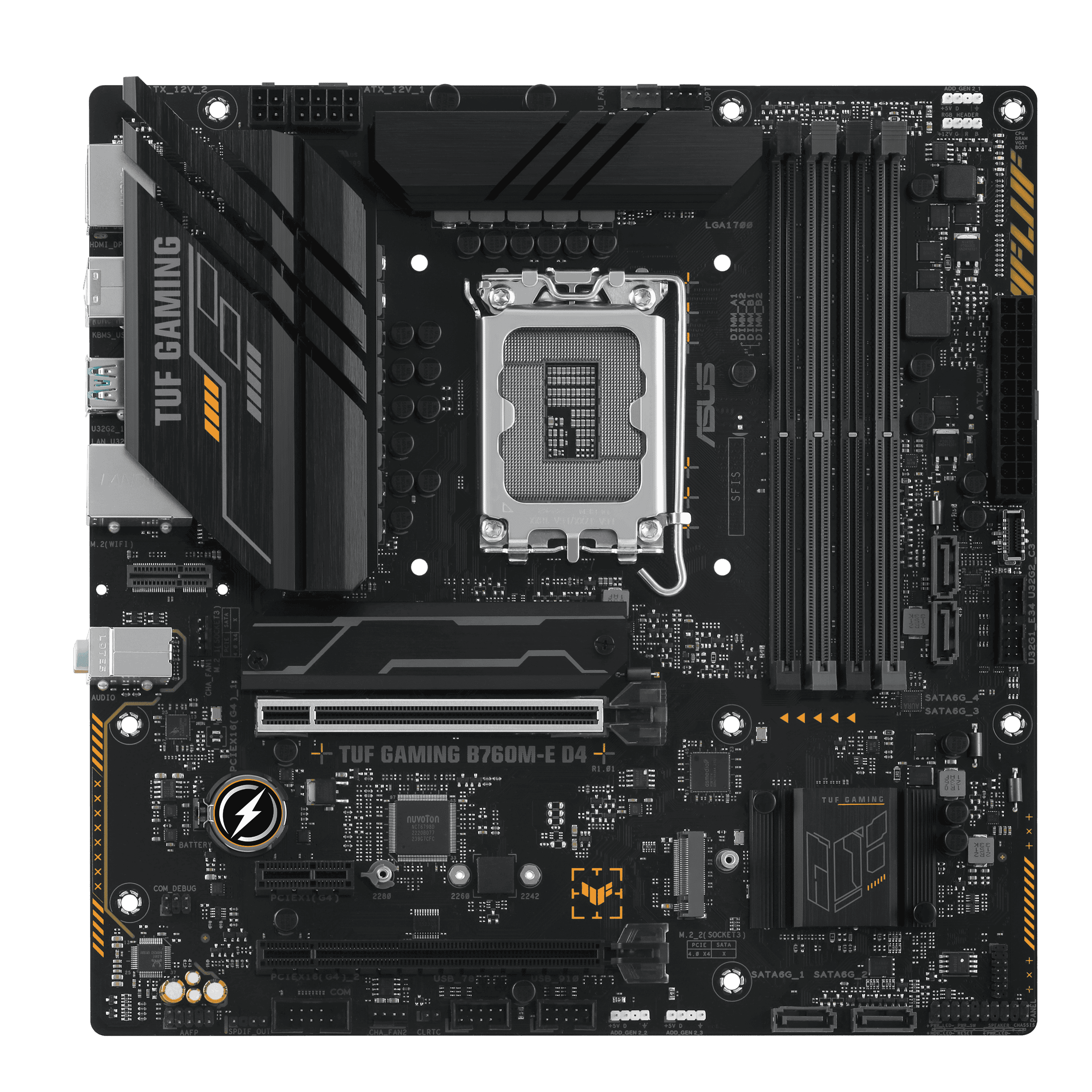 Материнская плата Asus TUF Gaming B760M-E D4- фото