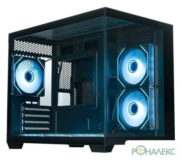 Корпус XASTRA QW500M 6ARGB-C10-UC (черный) - фото