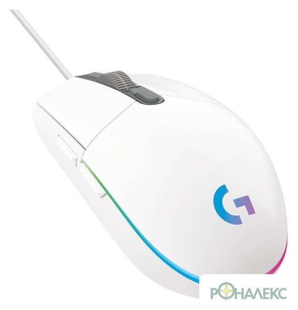Игровая мышь Logitech G102 Lightsync (белый) - фото2