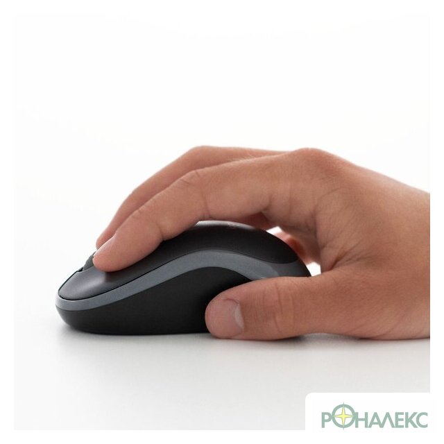Мышь Logitech M185 (черный/серый) - фото4