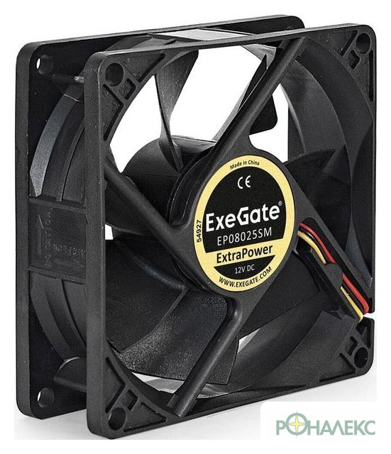 Вентилятор для корпуса ExeGate ExtraPower EP08025SM EX283382RUS - фото4