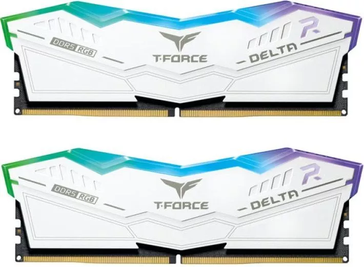 Модуль памяти 32Gb (2*16Gb) Team T-Force Delta RGB White (FF4D532G6600HC34DC01)- фото