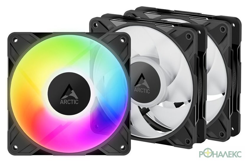 Комплект вентиляторов для корпуса Arctic P12 Pro A-RGB 3 Pack ACFAN00310A - фото