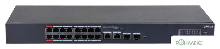 Управляемый коммутатор 2-го уровня Dahua CS4218-16ET-190 - фото2