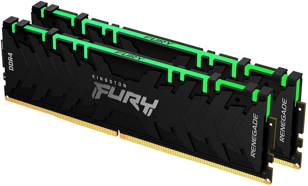Модуль памяти 16Gb (2*8Gb) Kingston FURY Renegade RGB (KF440C19RBAK2/16)- фото