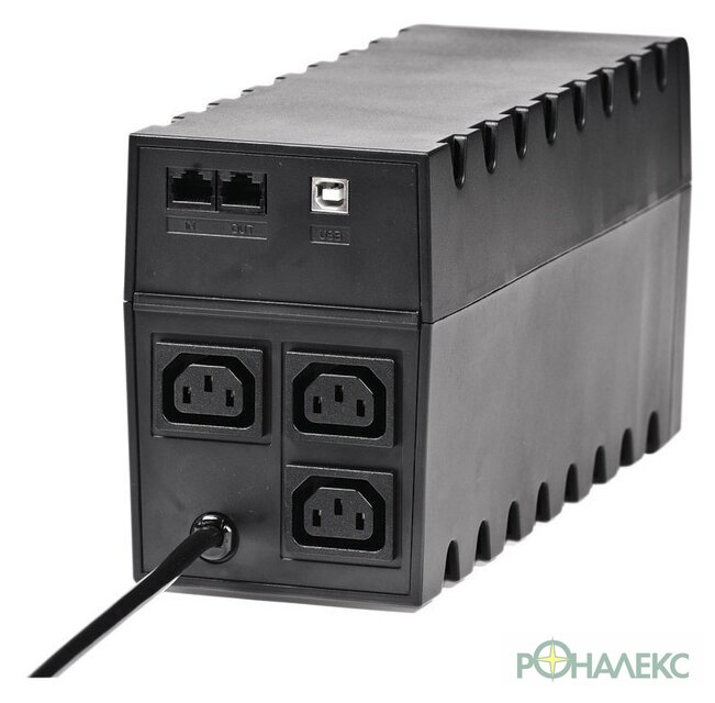 Источник бесперебойного питания Powercom Raptor RPT-800AP 800VA - фото3