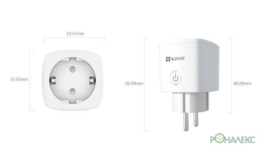 Умная розетка Ezviz T30 CS-T30-10B-EU - фото2