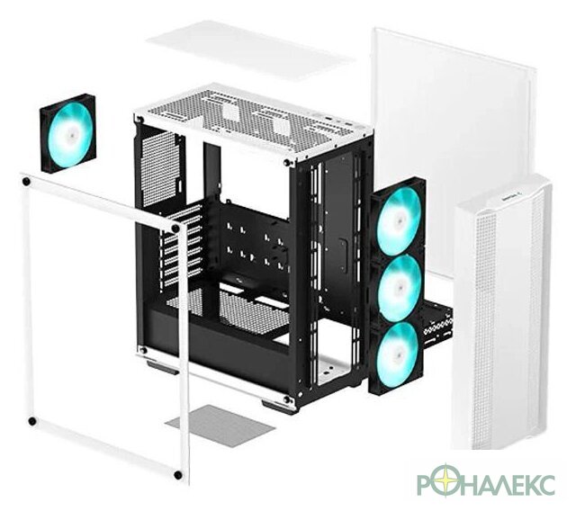 Корпус DeepCool CC560 WH V2 R-CC560-WHGAA4-G-2 - фото5