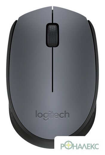 Мышь Logitech M170 Wireless (серый) - фото